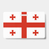 Vlag van Georgia Badge (Achterkant)