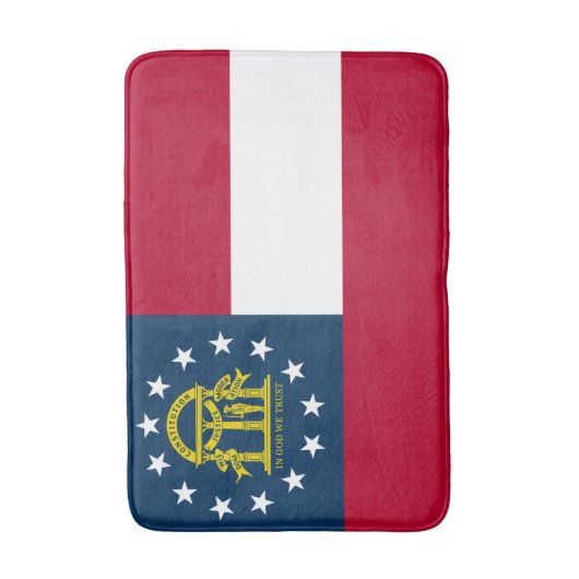 Vlag van Georgia Badmat (Voorkant Verticaal)