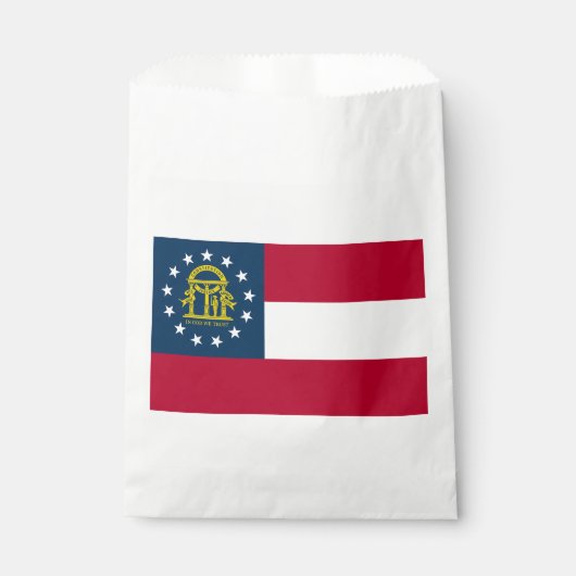 Vlag van Georgia Bedankzakje (Voorkant)