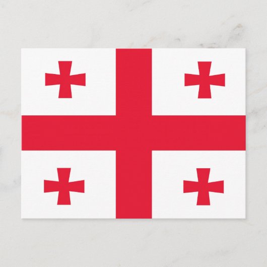 Vlag van Georgia Briefkaart (Voorkant)