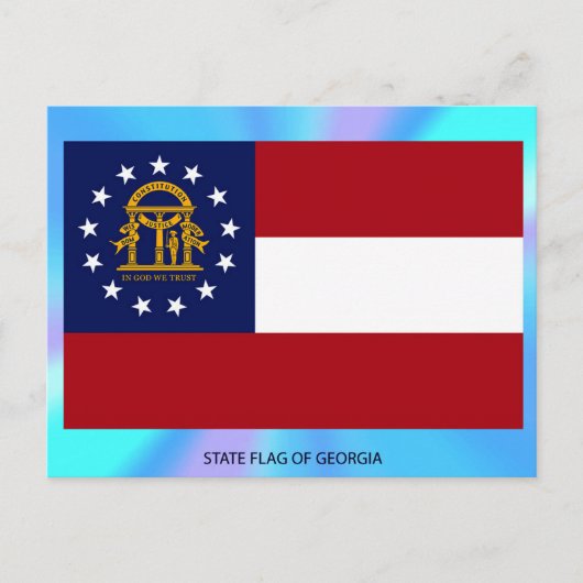 Vlag van Georgia Briefkaart (Voorkant)