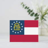Vlag van Georgia Briefkaart (Staand voorkant)