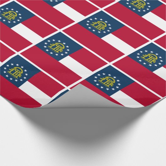Vlag van Georgia Cadeaupapier (Hoek)
