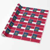 Vlag van Georgia Cadeaupapier (Uitgerold)