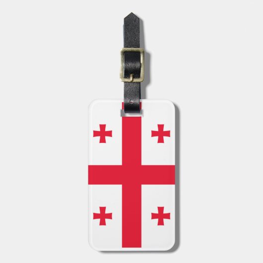 Vlag van Georgia Easy ID Personal Bagagelabel (Voorkant verticaal)