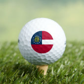Vlag van Georgia Golfballen (Insitu Shirt)