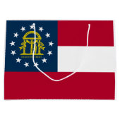 Vlag van Georgia Groot Cadeauzakje (Voorkant)