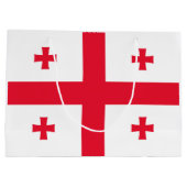 Vlag van Georgia Groot Cadeauzakje (Achterkant)