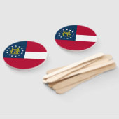 Vlag van Georgia Handwaaier (Niet-gemonteerd)