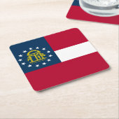 Vlag van Georgia Kartonnen Onderzetters (Schuin)