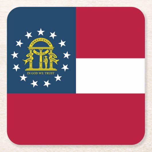 Vlag van Georgia Kartonnen Onderzetters (Voorkant)