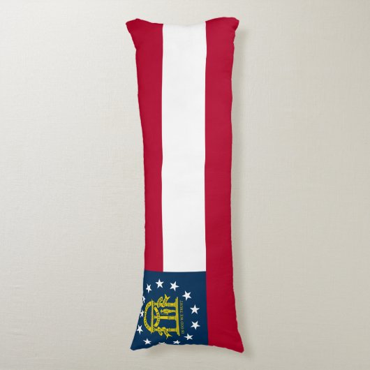 Vlag van Georgia Lichaamskussen (Voorkant Verticaal)