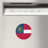 Vlag van Georgia Magneet (Insitu (Vaatwasser))