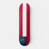 Vlag van Georgia Persoonlijk Skateboard (Voorkant)
