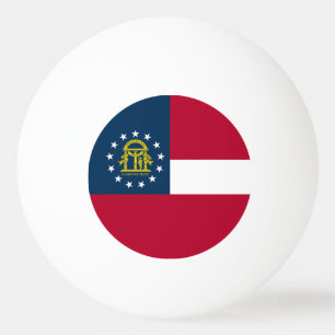 Vlag van Georgia Pingpongbal
