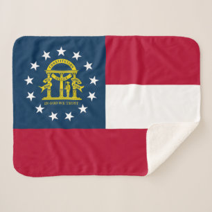 Vlag van Georgia Sherpa Deken