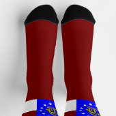 Vlag van Georgia Sokken (Top)