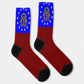 Vlag van Georgia Sokken (Rechts)