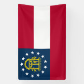 Vlag van Georgia Spandoek (Verticaal)