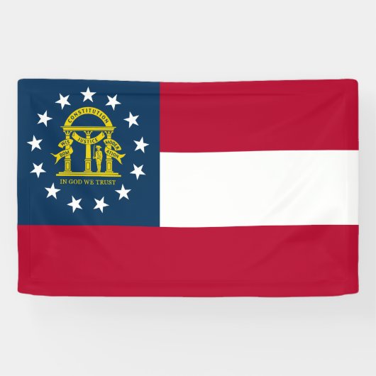 Vlag van Georgia Spandoek (Horizontaal)