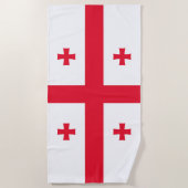 Vlag van Georgia Strandlaken (Voorkant)