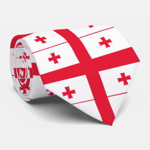 Vlag van Georgia Stropdas