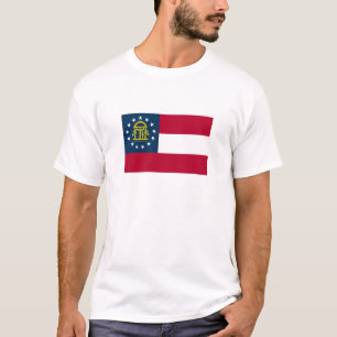 Vlag van Georgia T-shirt