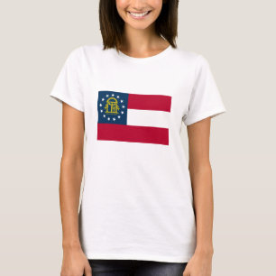 Vlag van Georgia T-shirt