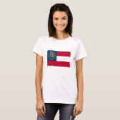 Vlag van Georgia T-shirt (Voorkant volledig)