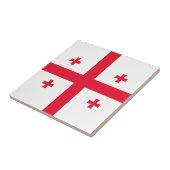 Vlag van Georgia Tegeltje (Zijkant)