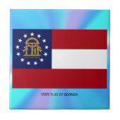 Vlag van Georgia Tegeltje (Voorkant)