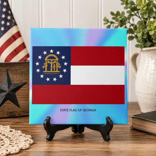 Vlag van Georgia Tegeltje