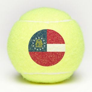 Vlag van Georgia Tennisballen