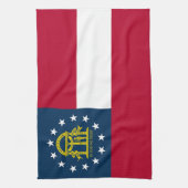 Vlag van Georgia Theedoek (Verticaal)