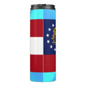 Vlag van Georgia Thermosbeker (Achterkant)