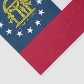 Vlag van Georgia Tissuepapier (Detail)