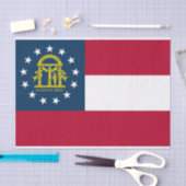 Vlag van Georgia Tissuepapier (Craft)