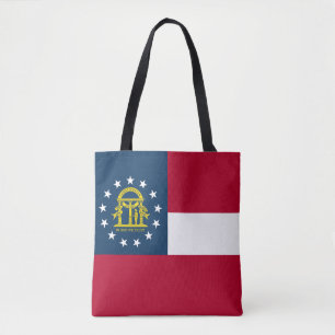 Vlag van Georgia Tote Bag