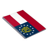 Vlag van Georgia (VS-staat) Notitieboek (Rechterzijde)