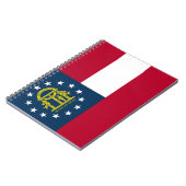 Vlag van Georgia (VS-staat) Notitieboek (Linkerzijde)