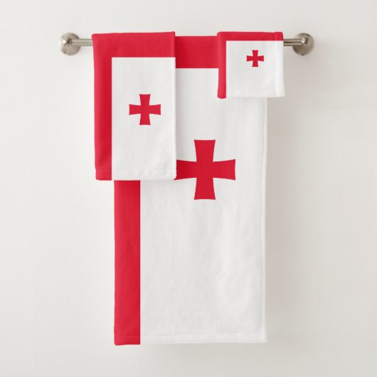 Vlag van Georgië Bad Handdoek (Insitu)