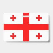 Vlag van Georgië Badge (Achterkant)