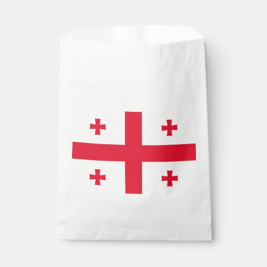 Vlag van Georgië Bedankzakje (Voorkant)