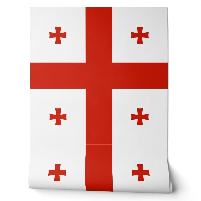 Vlag van Georgië Behang (Afrollen)