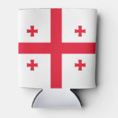 Vlag van Georgië Blikjeskoeler (Voorkant)