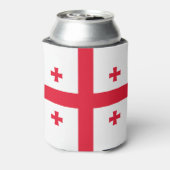 Vlag van Georgië Blikjeskoeler (Blikje Achterkant)