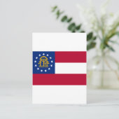 vlag van Georgië Briefkaart (Staand voorkant)