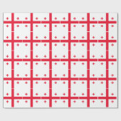 Vlag van Georgië Cadeaupapier (Vlak)