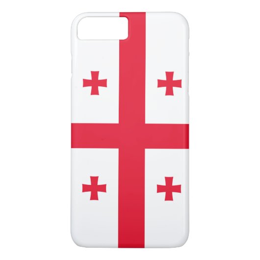 vlag van Georgië Case-Mate iPhone Case (Achterkant)