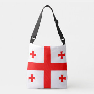 Vlag van Georgië Crossbody Tas